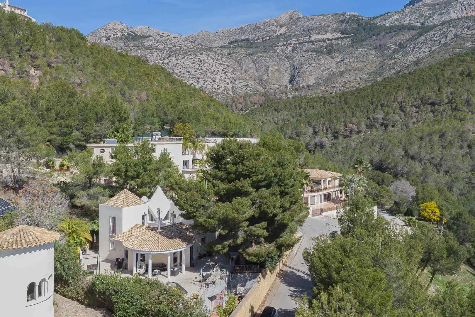 Exterior view of Houses for sale in Altea  with Private garden, Terrace and Balcony