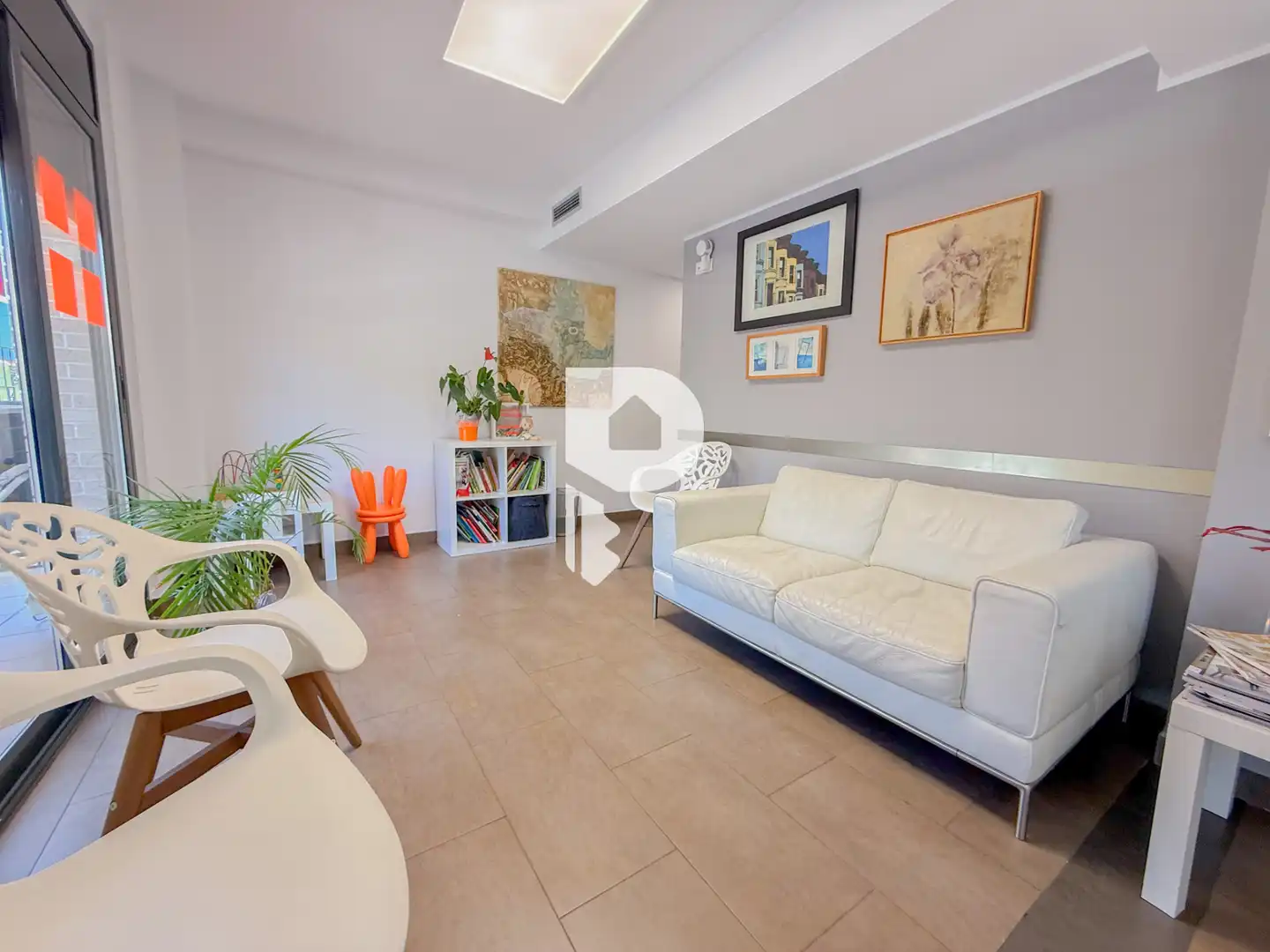 Sala de estar de Apartamento en venta en Cervelló con Aire acondicionado, Calefacción y Parquet