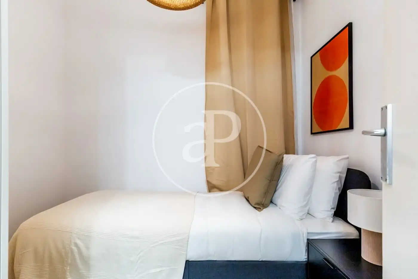 Bedroom of Flat for rent in Barcelona  with Air Conditioner, Heating and Furnished