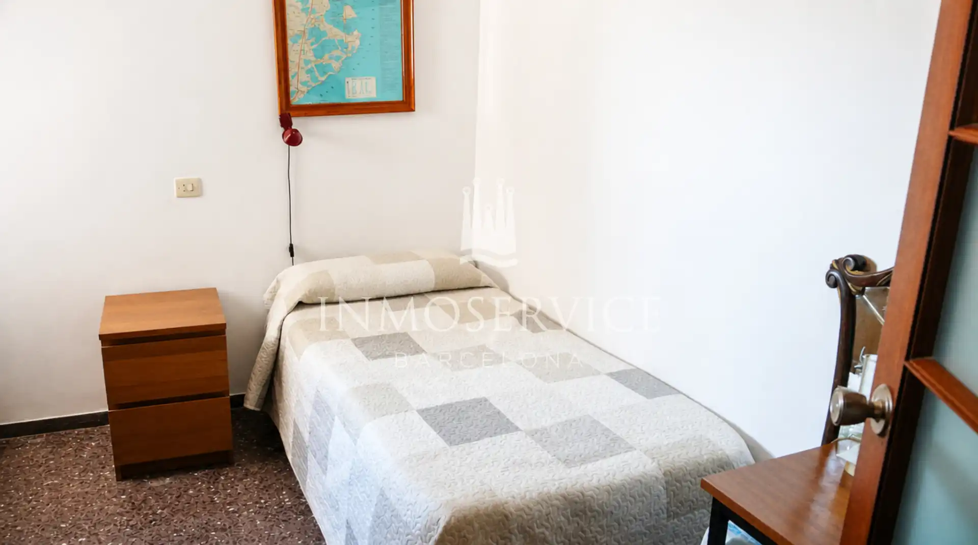 Dormitori de Apartament en venda en Calonge i Sant Antoni amb Calefacció, Terrassa i Moblat