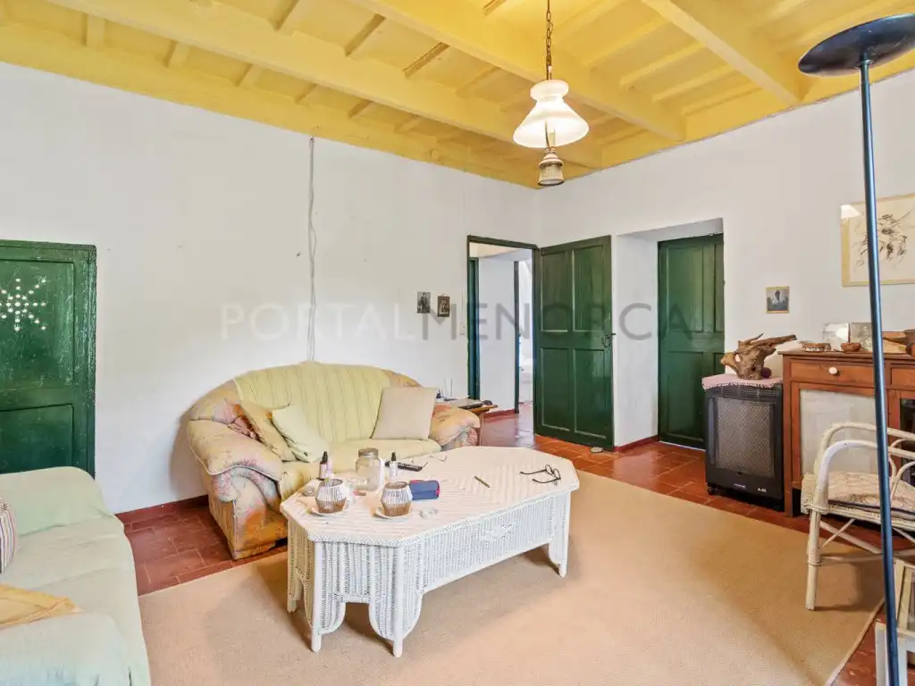 Sala de estar de Finca rústica en venta en Maó - Mahón