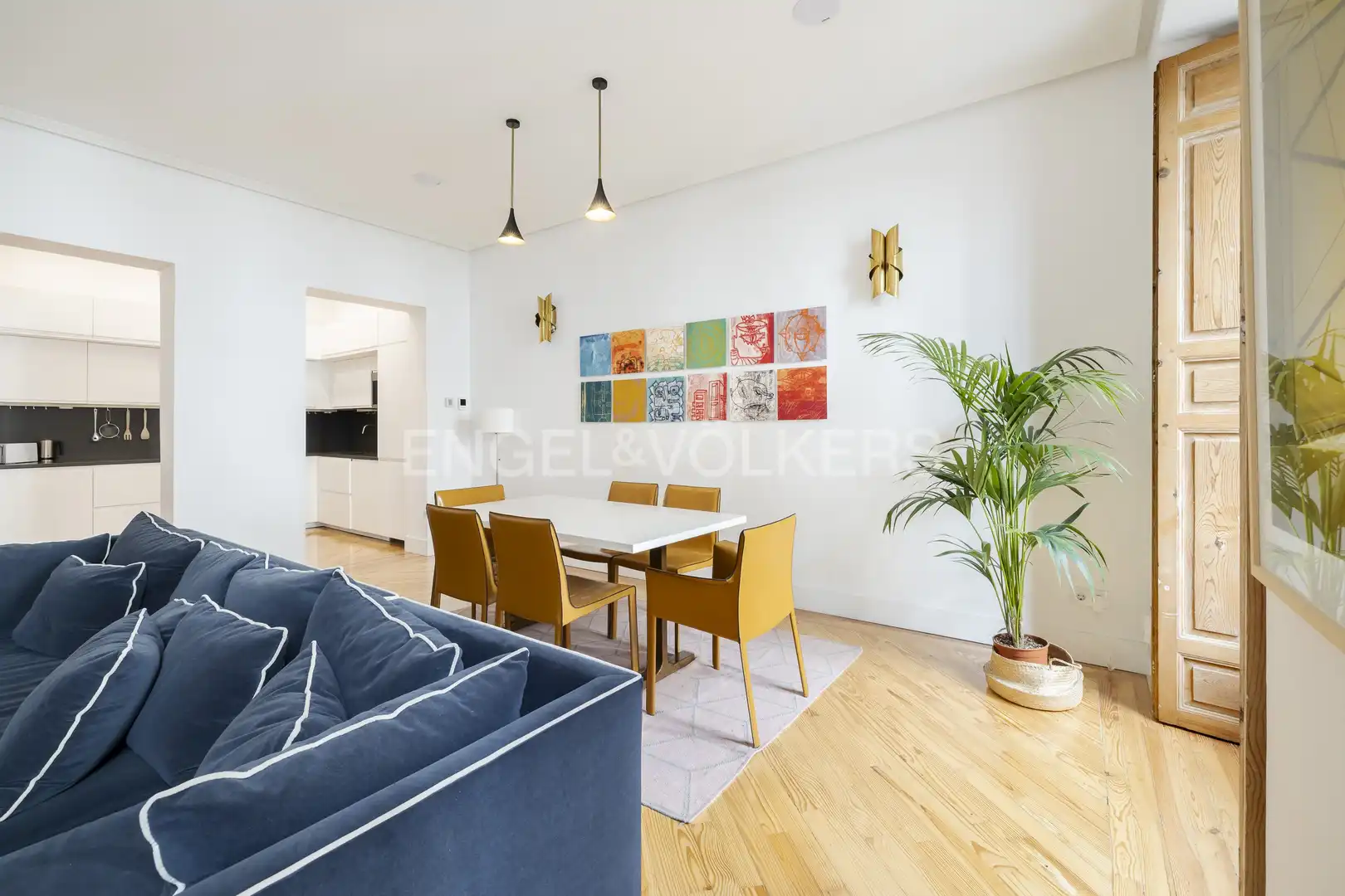 Sala d'estar de Pis de lloguer en Madrid amb Aire condicionat, Calefacció i Parquet