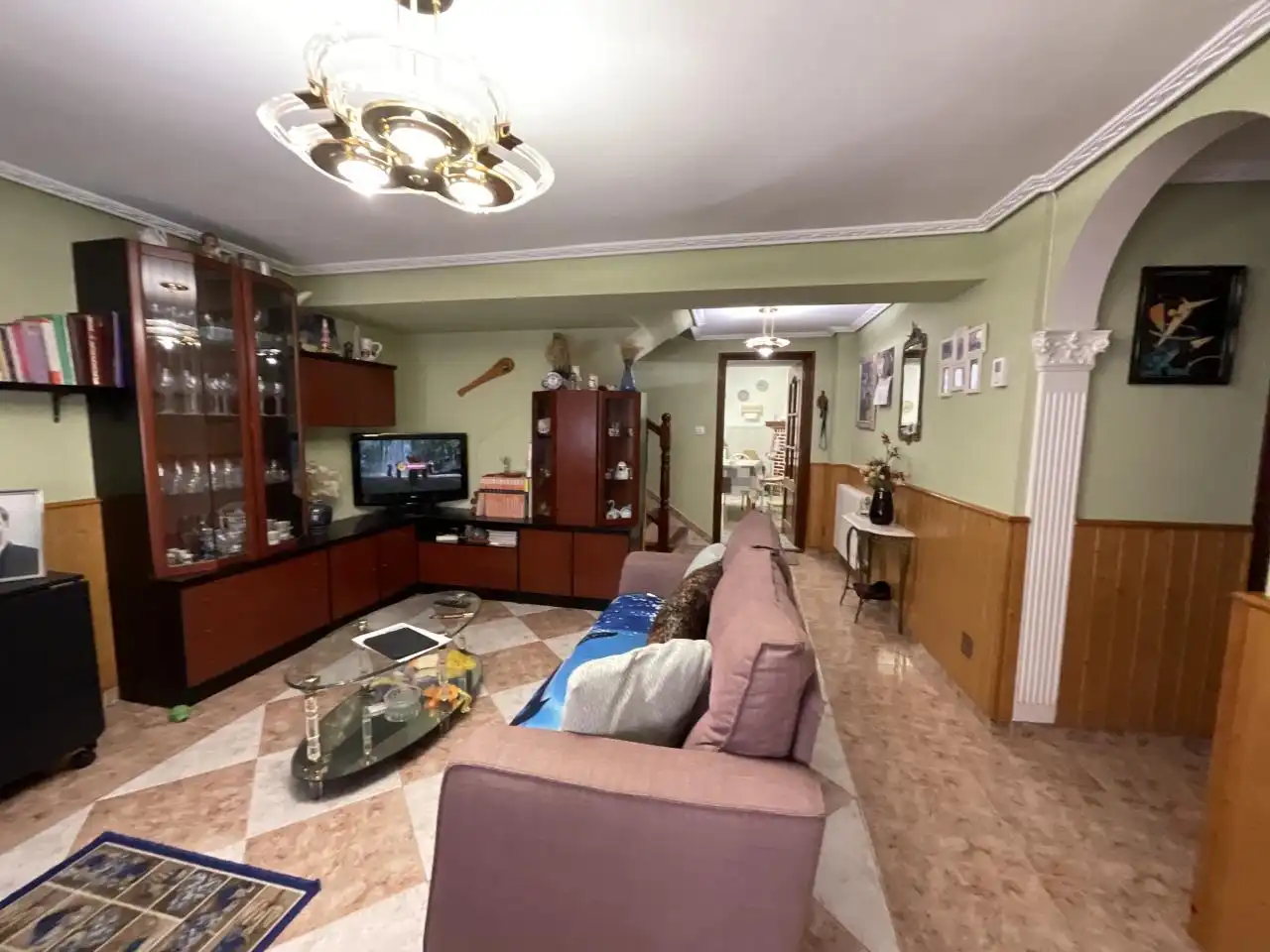 Sala de estar de Casa o chalet en venta en Alesanco con Terraza, Trastero y Amueblado