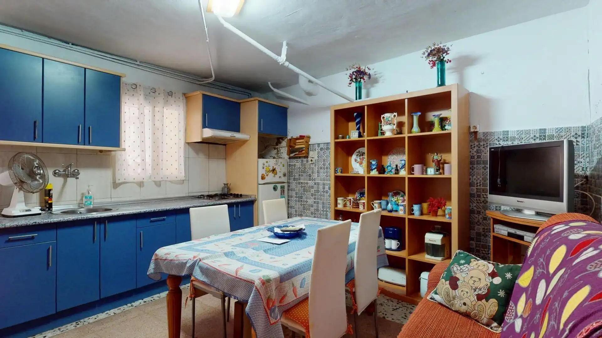 Cocina de Finca rústica en venta en Lumpiaque con Calefacción, Terraza y Amueblado