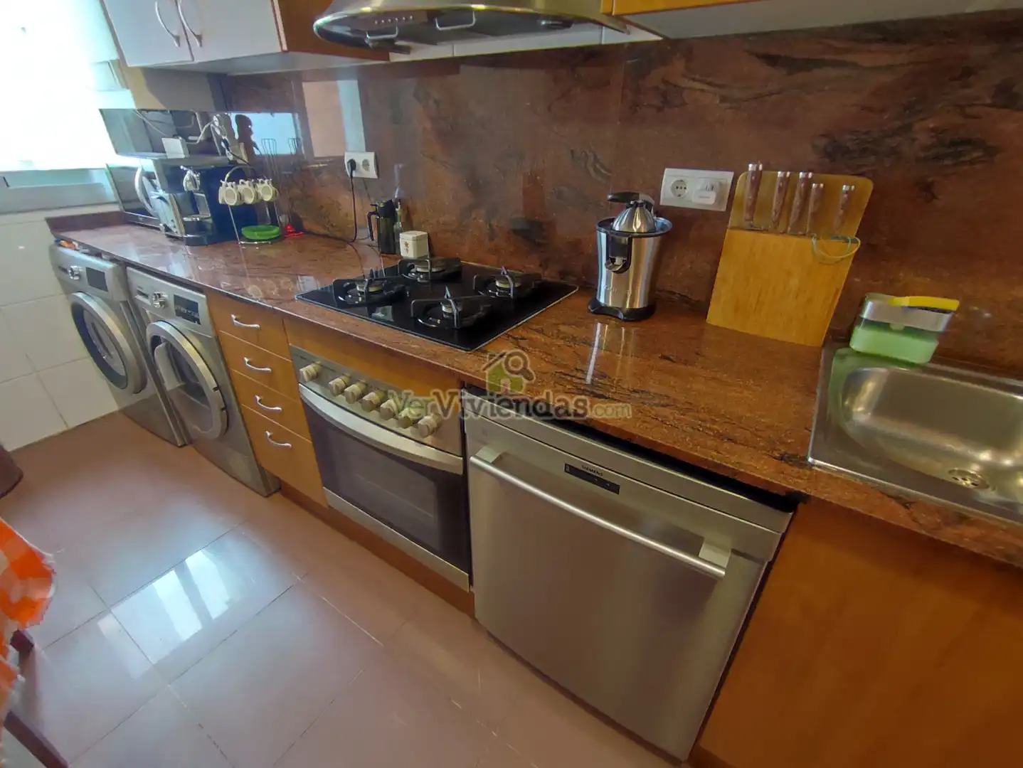 Cocina de Piso en venta en Barcelona con Aire acondicionado, Calefacción y Parquet