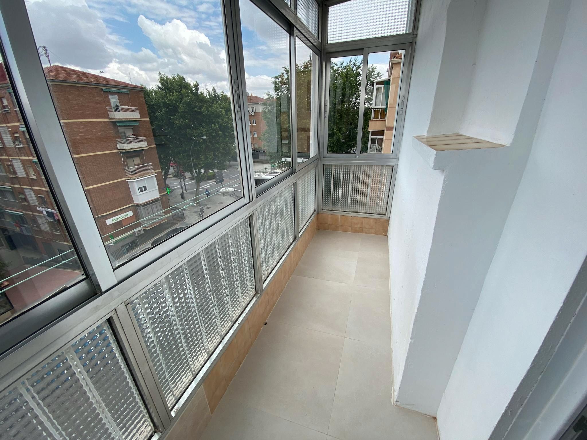 Balcony of Flat to rent in  Madrid Capital  with Heating, Furnished and Washing machine