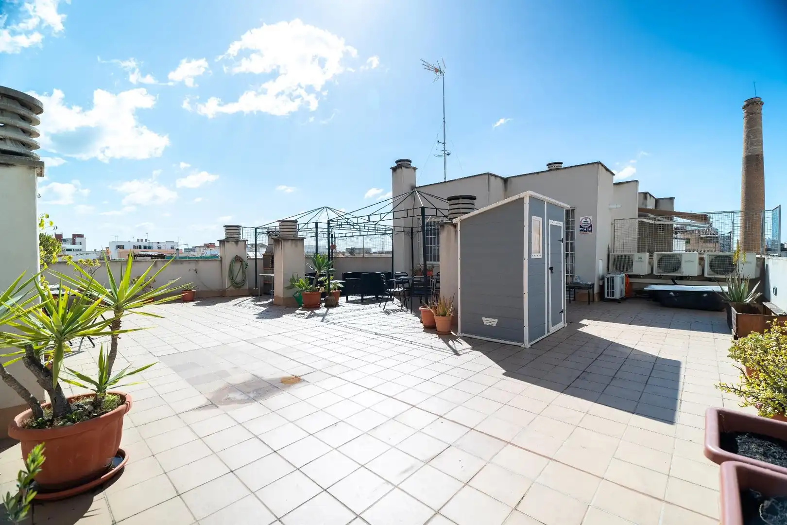 Terrace of Attic for sale in  Palma de Mallorca  with Air Conditioner, Heating and Storage room