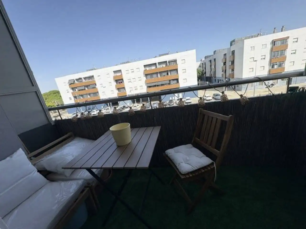 Terrasse von Wohnung zum Verkauf in Punta Umbría mit Klimaanlage, Heizung und Abstellraum