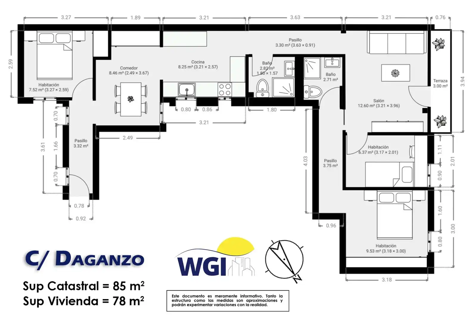 Piso en venta en Madrid con Aire acondicionado, Calefacción y Terraza