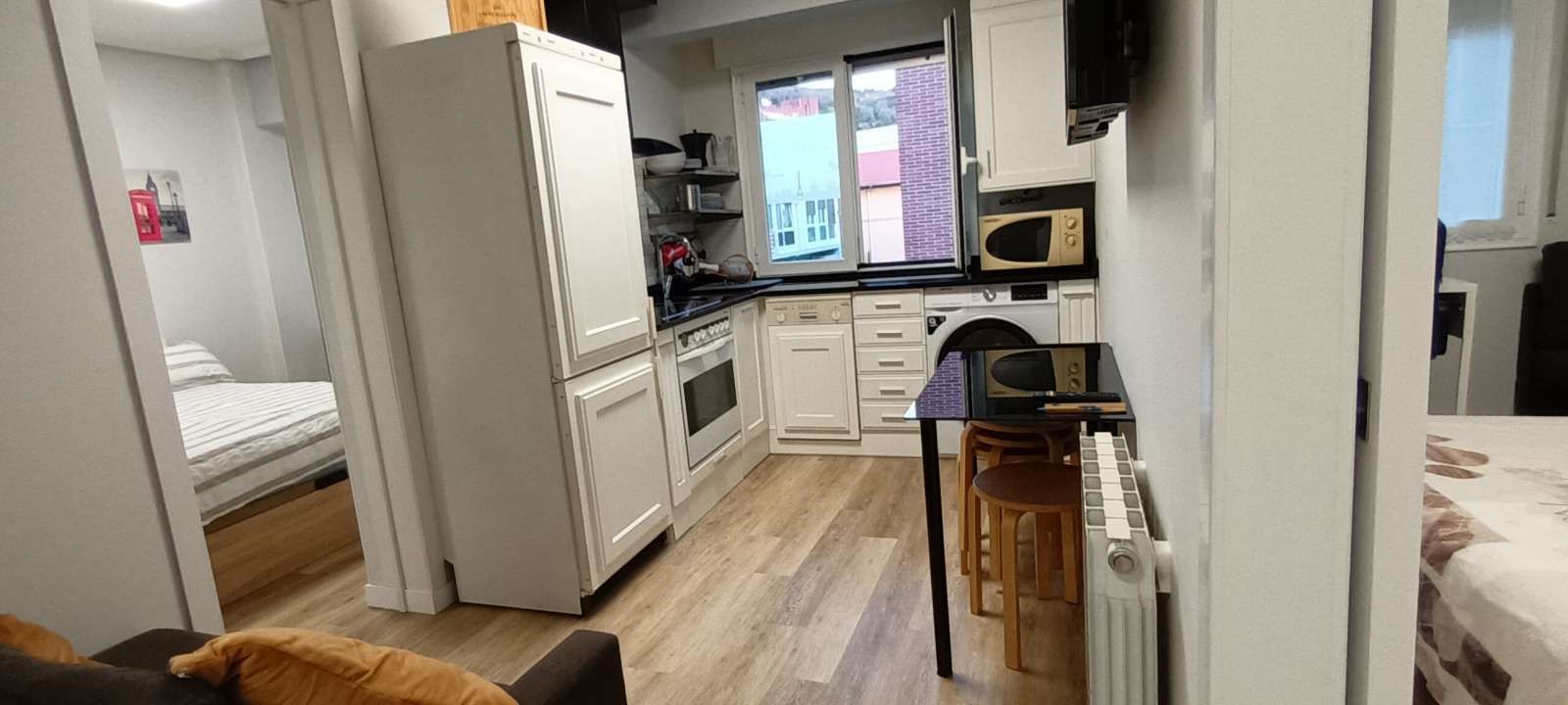 Cuina de Apartament per a compartir en Bilbao  amb Aire condicionat, Calefacció i Terrassa