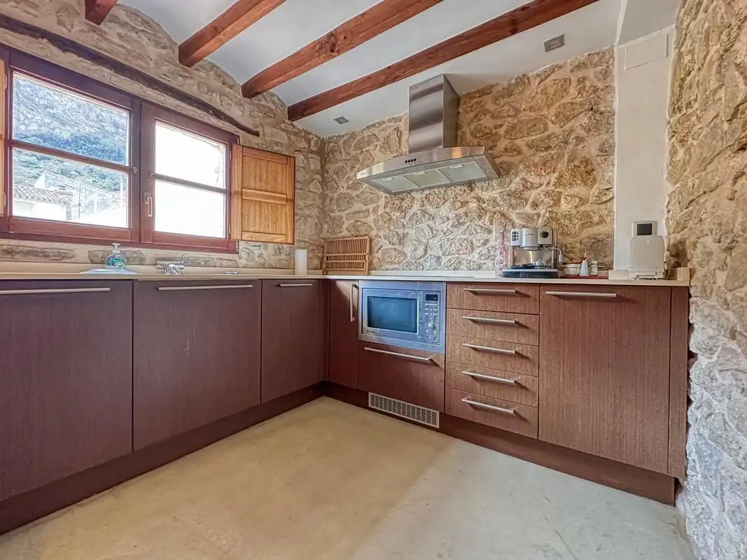 Cuina de Casa o xalet en venda en La Vall de Laguar amb Aire condicionat, Calefacció i Terrassa