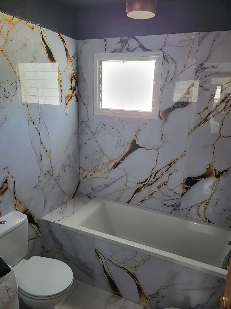 Badezimmer von Maisonette zum Verkauf in Arona mit Parkett, Möbliert und Ofen