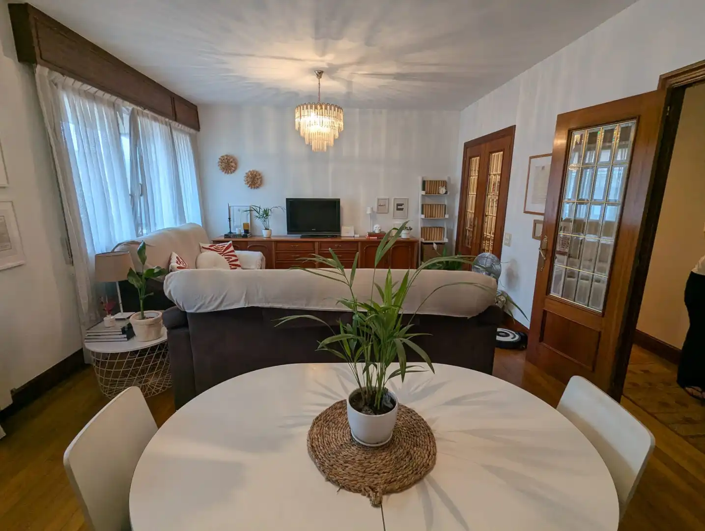 Sala de estar de Piso en venta en Amorebieta-Etxano con Calefacción, Trastero y Amueblado