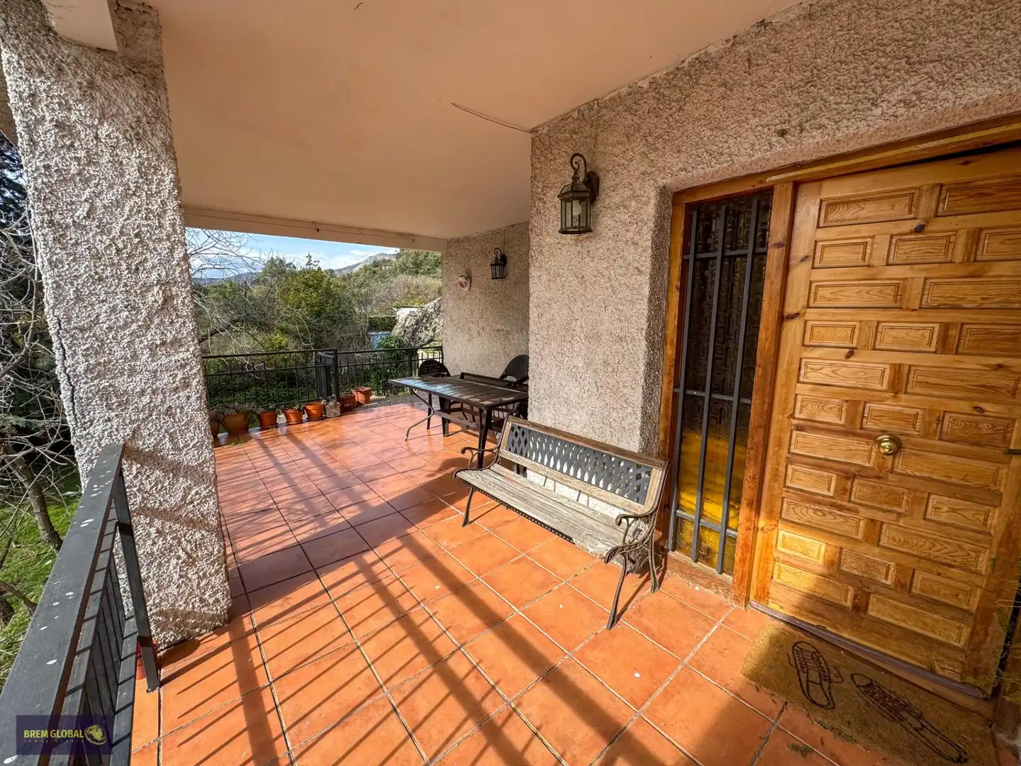 Terrace of Houses for sale in La Cabrera  with Private garden, Terrace and Swimming Pool