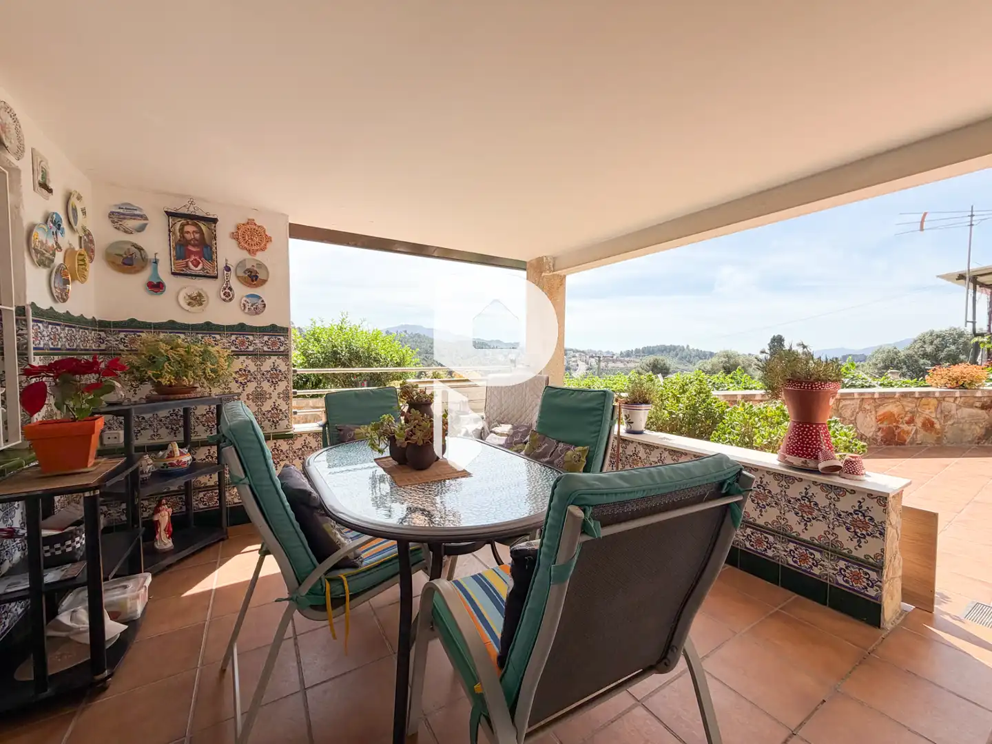 Terrassa de Casa o xalet en venda en El Papiol amb Aire condicionat, Calefacció i Jardí privat