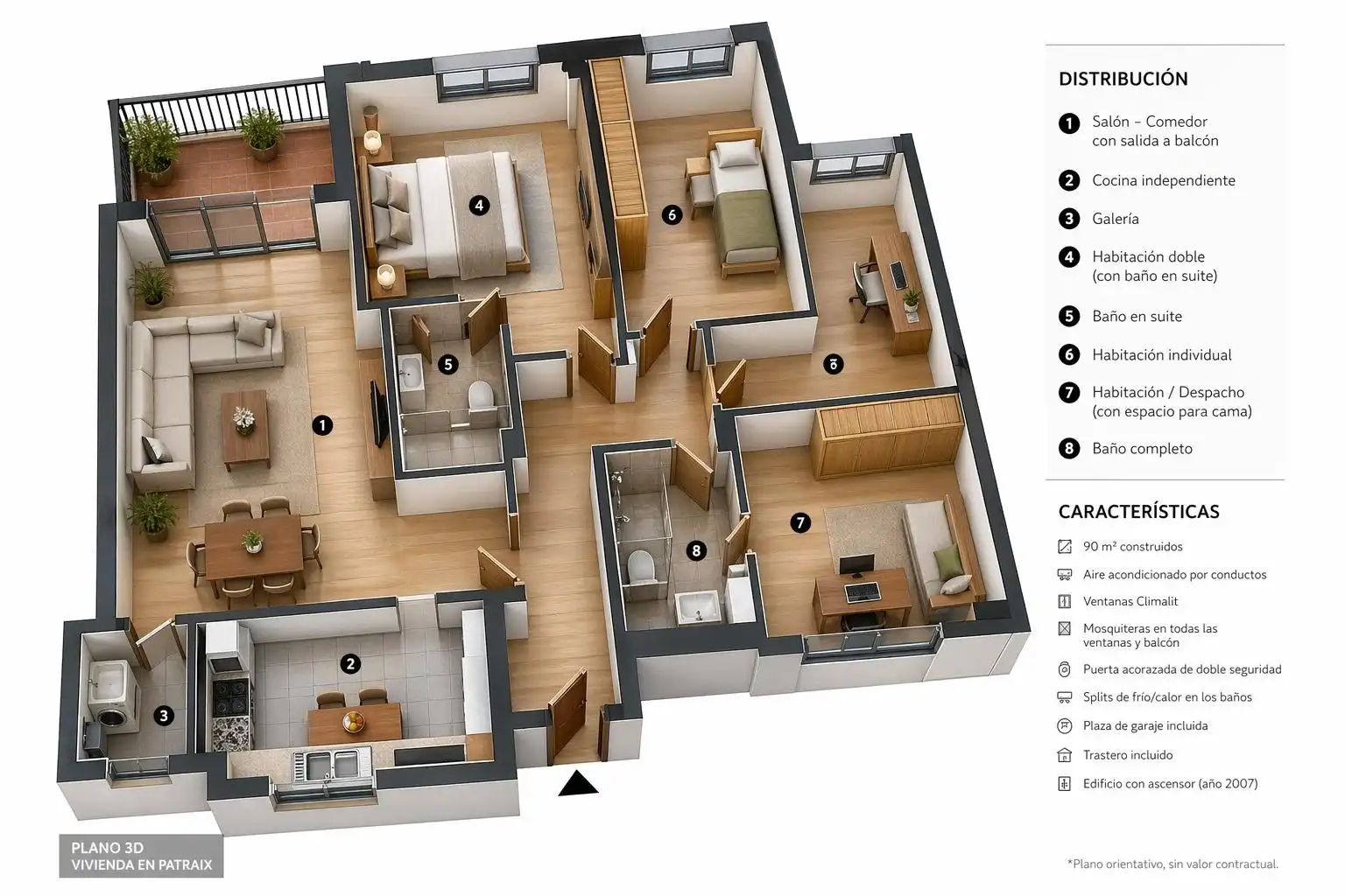 Flat for rent in Calle Calle Agustina de Aragón, L'Hort de Senabre