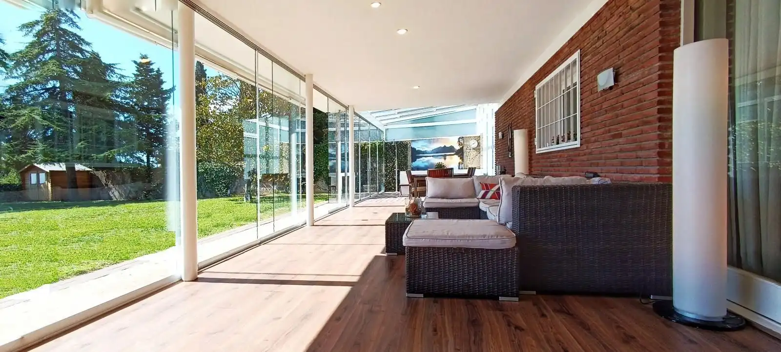 Terraza de Casa o chalet en venta en Sant Vicenç de Montalt con Aire acondicionado, Calefacción y Jardín privado