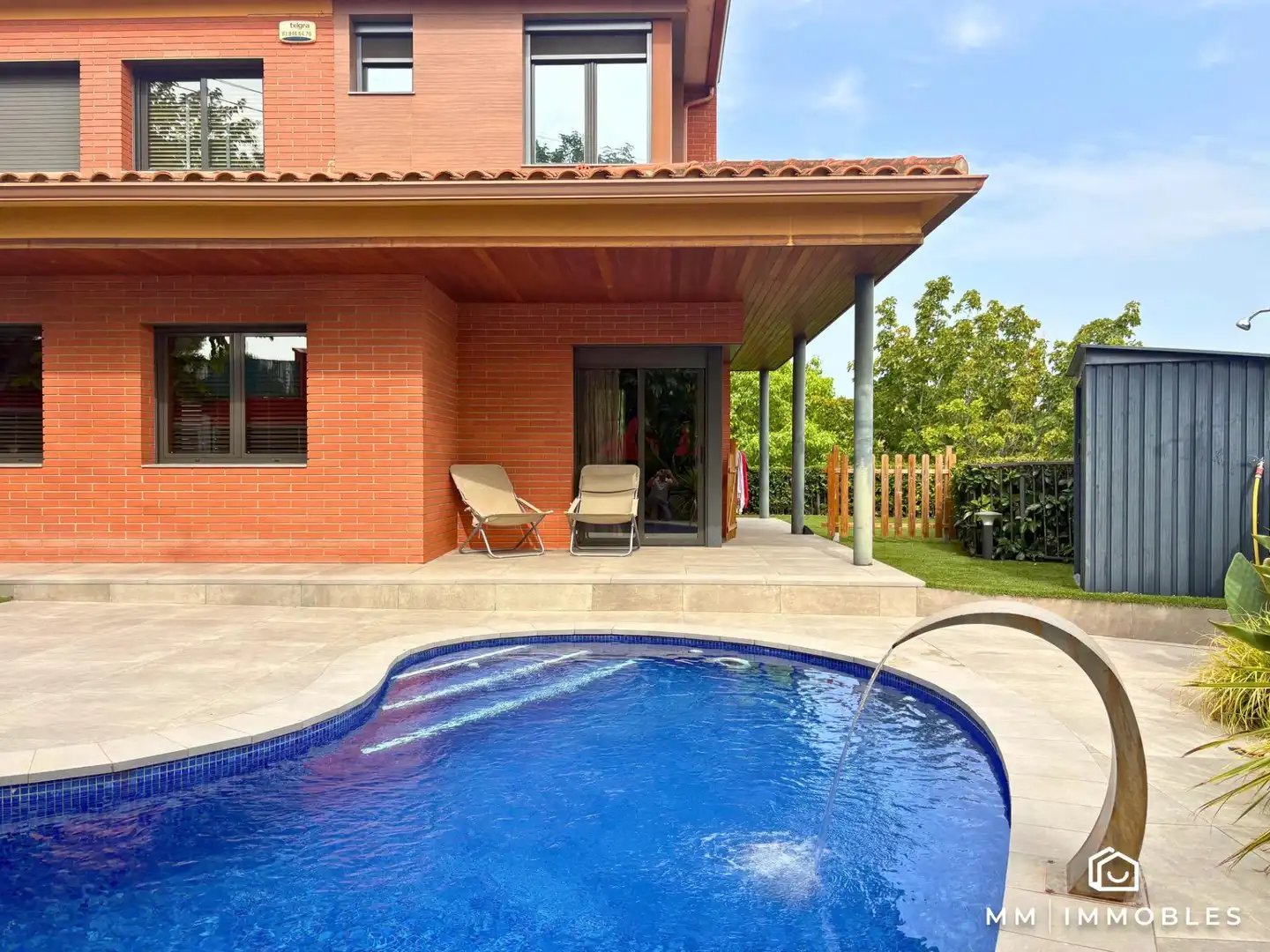 Piscina de Casa o xalet en venda en Lliçà d'Amunt amb Aire condicionat, Calefacció i Jardí privat