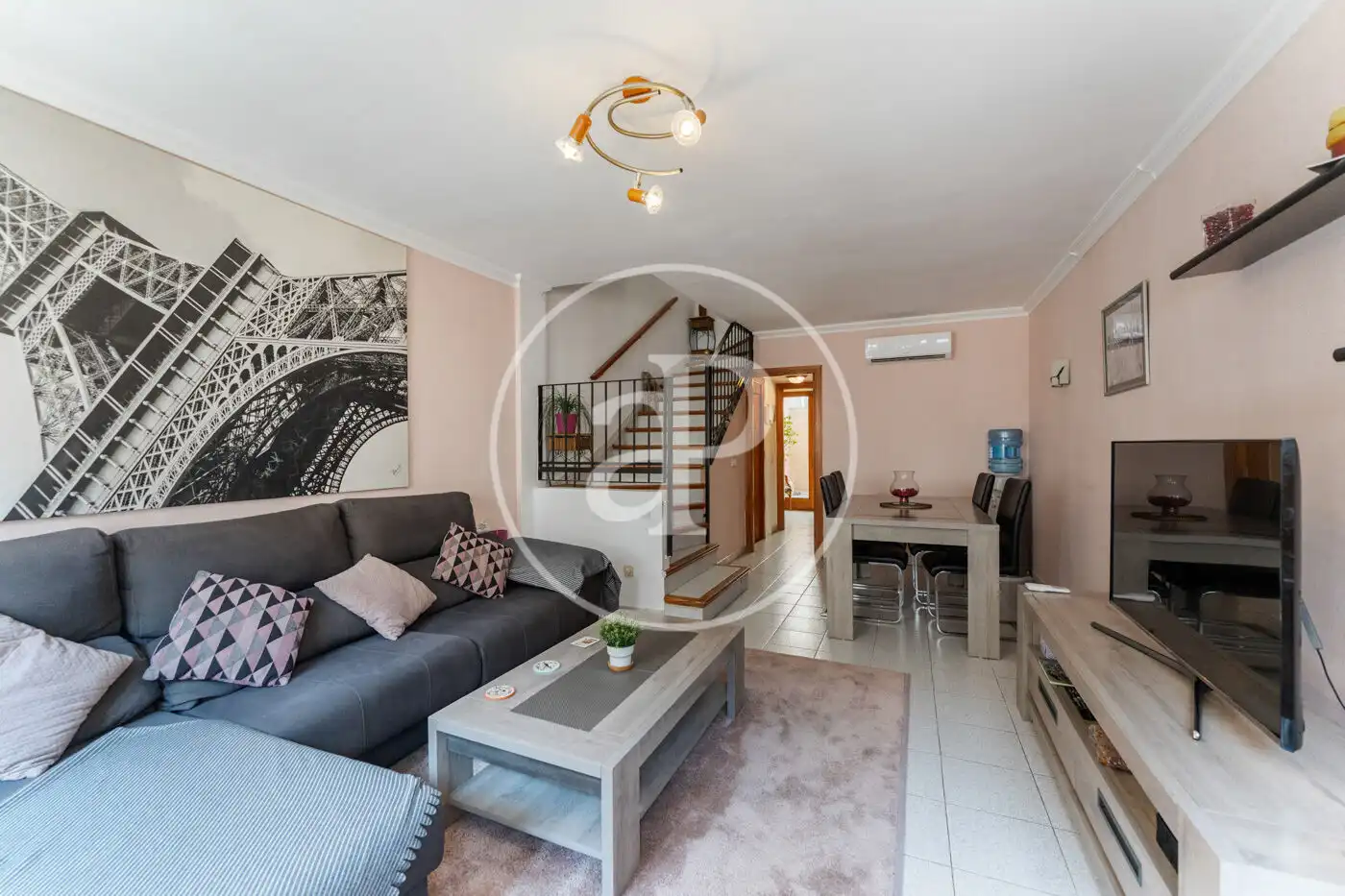 Sala d'estar de Casa adosada en venda en Calvià amb Aire condicionat, Calefacció i Terrassa