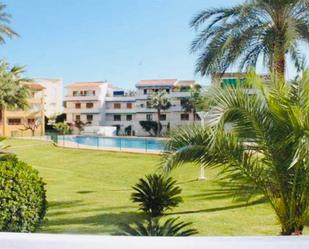 Vista exterior de Apartament en venda en Jávea / Xàbia amb Jardí privat, Terrassa i Moblat