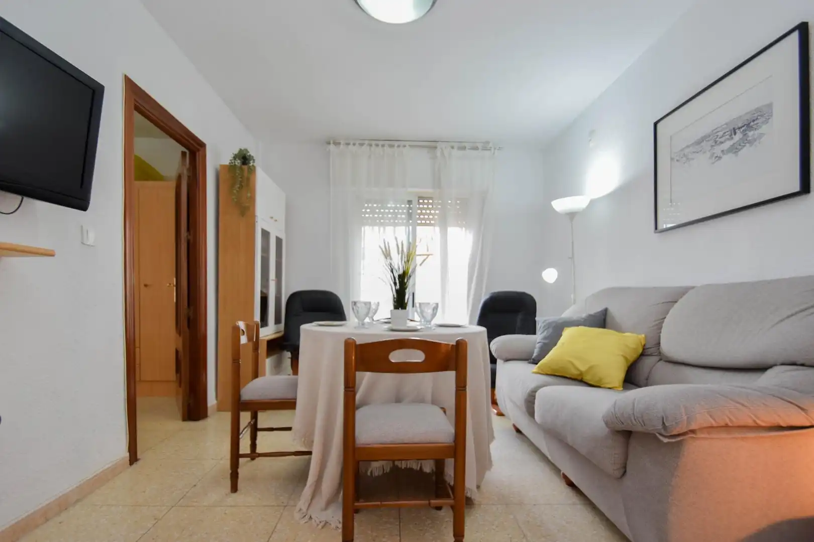 Living room of Flat for sale in Granada  with Balcony