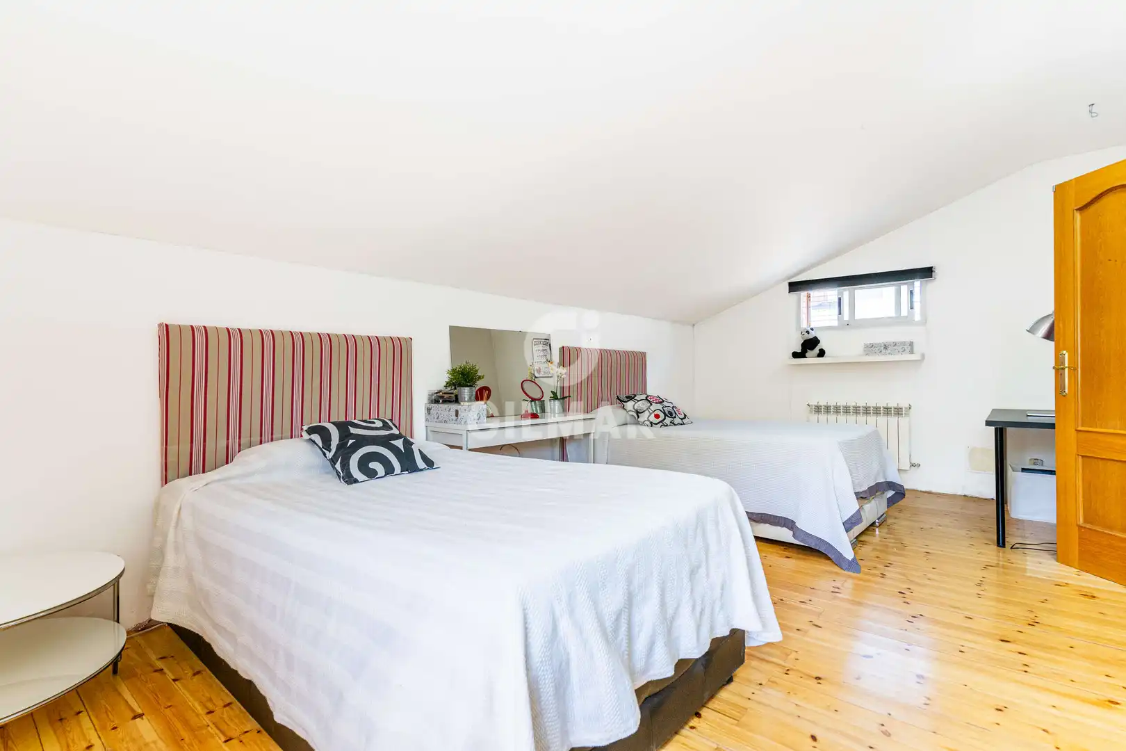 Bedroom of Houses for sale in Moraleja de Enmedio  with Heating, Private garden and Swimming Pool