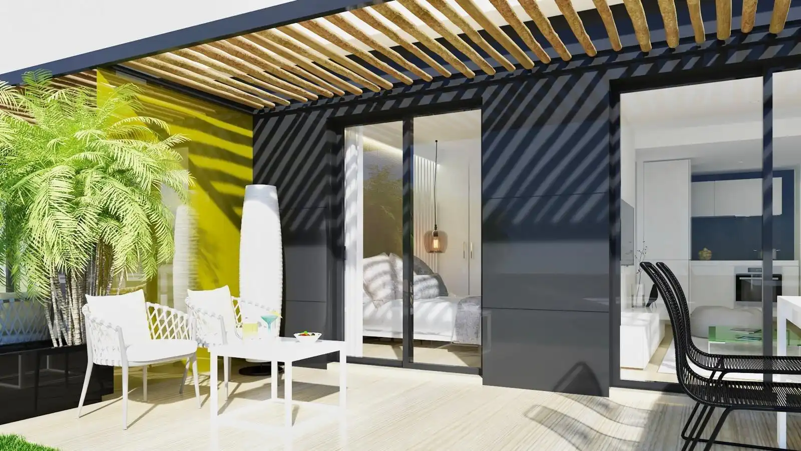 Terraza de Apartamento en venta en Mogán con Aire acondicionado, Jardín privado y Terraza