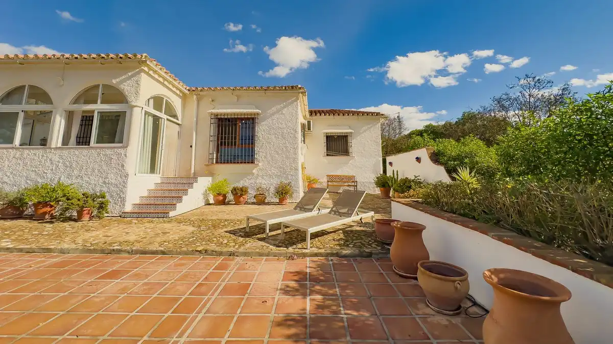 Terrassa de Casa o xalet en venda en Almogía amb Aire condicionat, Jardí privat i Terrassa