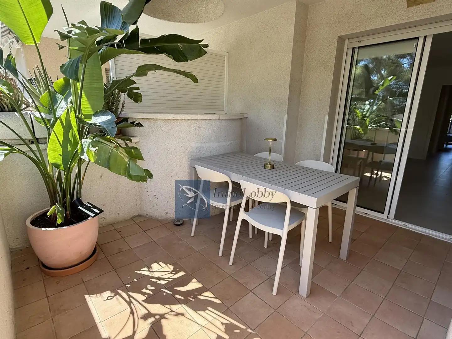 Terrassa de Apartament de lloguer en Castell d'Aro, Platja d'Aro i s'Agaró amb Aire condicionat, Calefacció i Terrassa