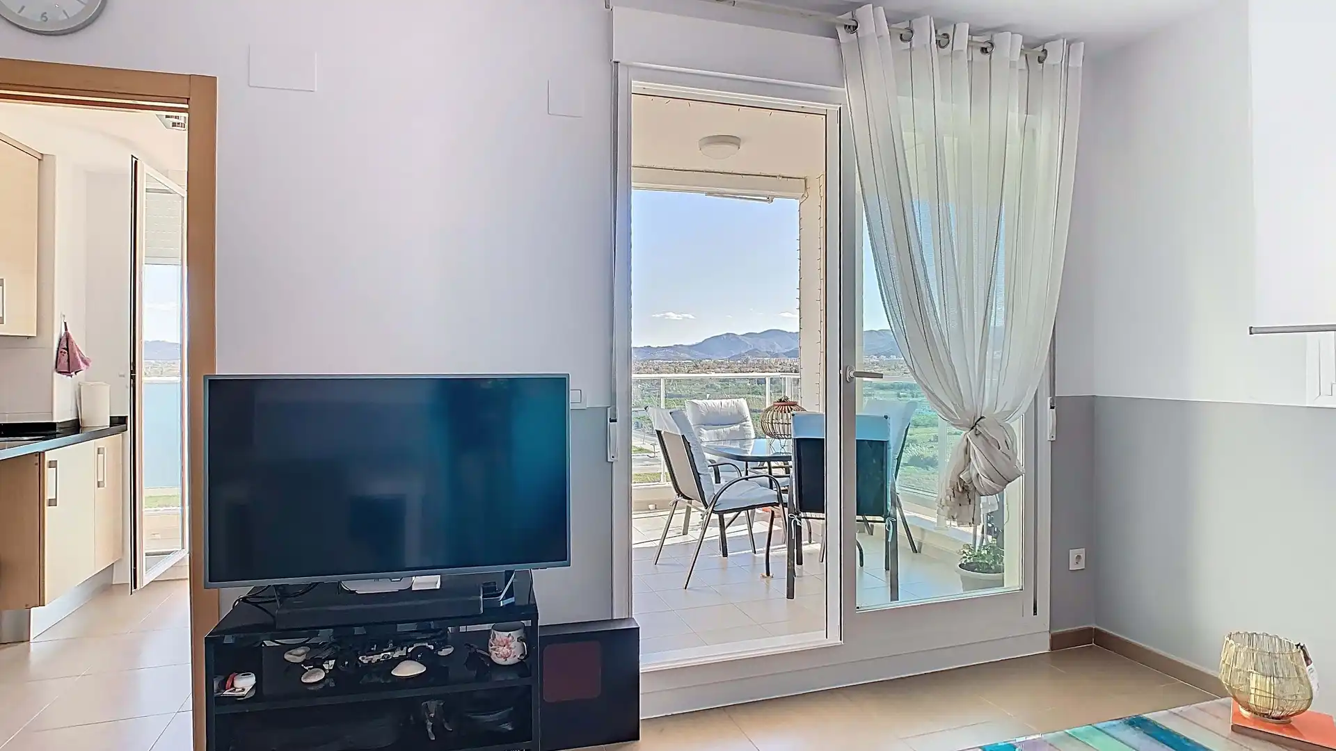 Sala de estar de Piso en venta en Piles con Aire acondicionado, Terraza y Piscina