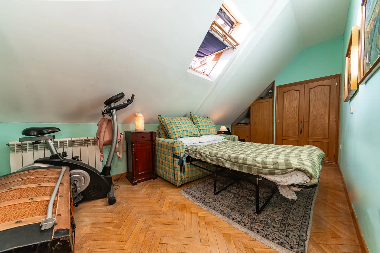 Bedroom of Attic for sale in Madrid  with Air Conditioner, Heating and Terrace
