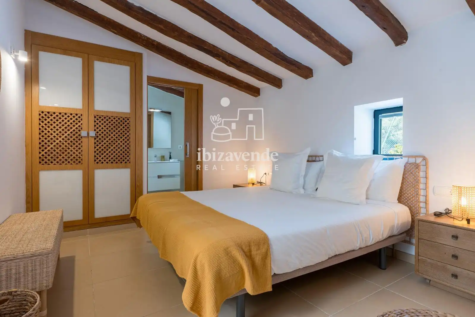 Habitación de Casa o chalet de alquiler en Santa Eulària des Riu con Aire acondicionado, Calefacción y Terraza