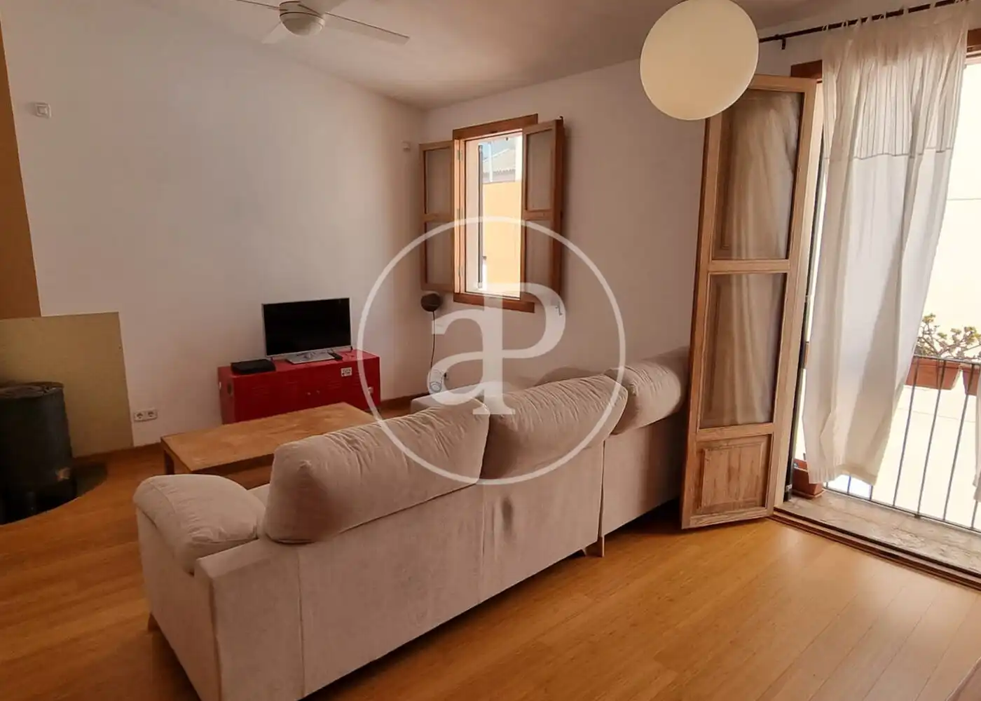 Living room of Flat for sale in  Palma de Mallorca  with Air Conditioner, Heating and Storage room