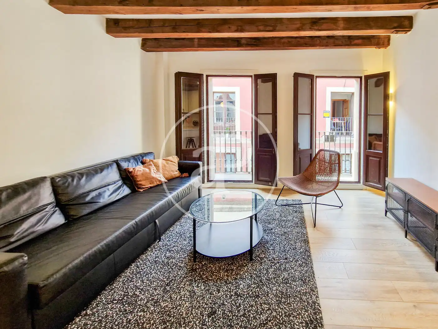 Sala d'estar de Pis en venda en Barcelona amb Aire condicionat, Calefacció i Terrassa