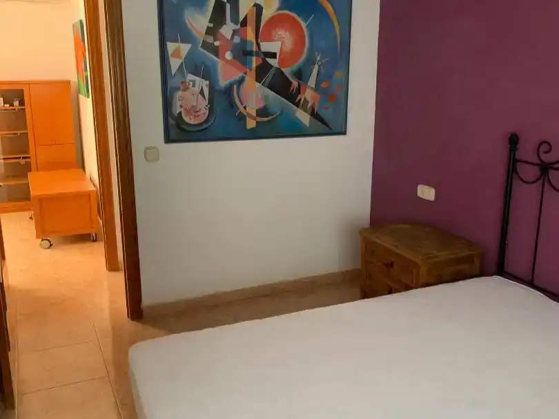 Schlafzimmer von Dachboden zur Miete in  Palma de Mallorca mit Klimaanlage und Möbliert