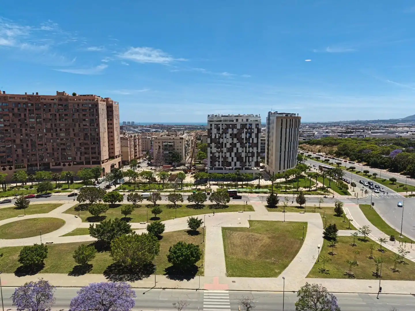 Vista exterior de Piso de alquiler en Málaga con Aire acondicionado, Calefacción y Terraza