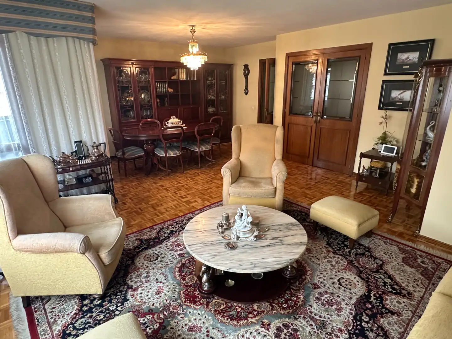 Sala de estar de Piso en venta en Burgos con Calefacción, Parquet y Terraza