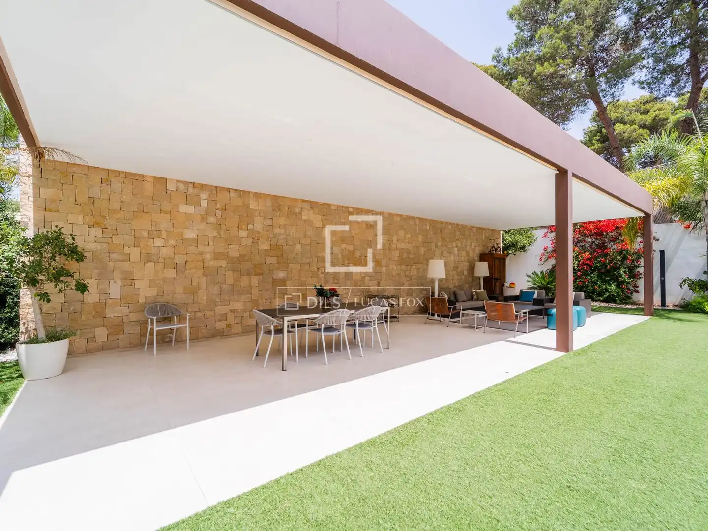 Terraza de Casa o chalet en venta en Godella con Aire acondicionado, Calefacción y Jardín privado