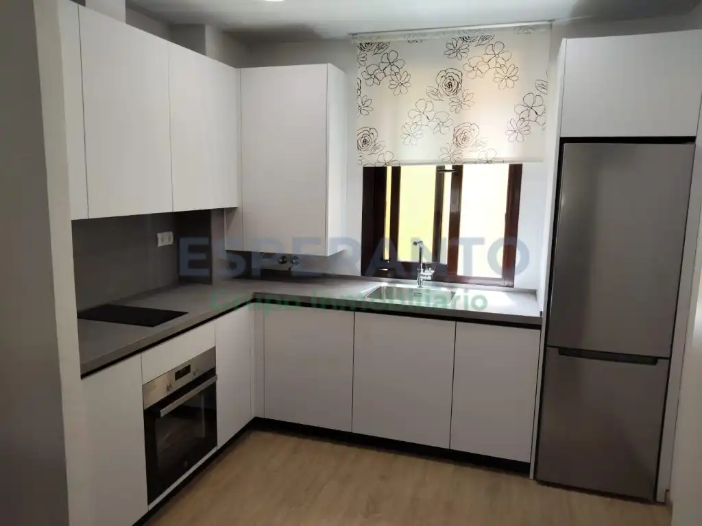 Cuina de Apartament de lloguer en Málaga amb Aire condicionat, TV i Internet