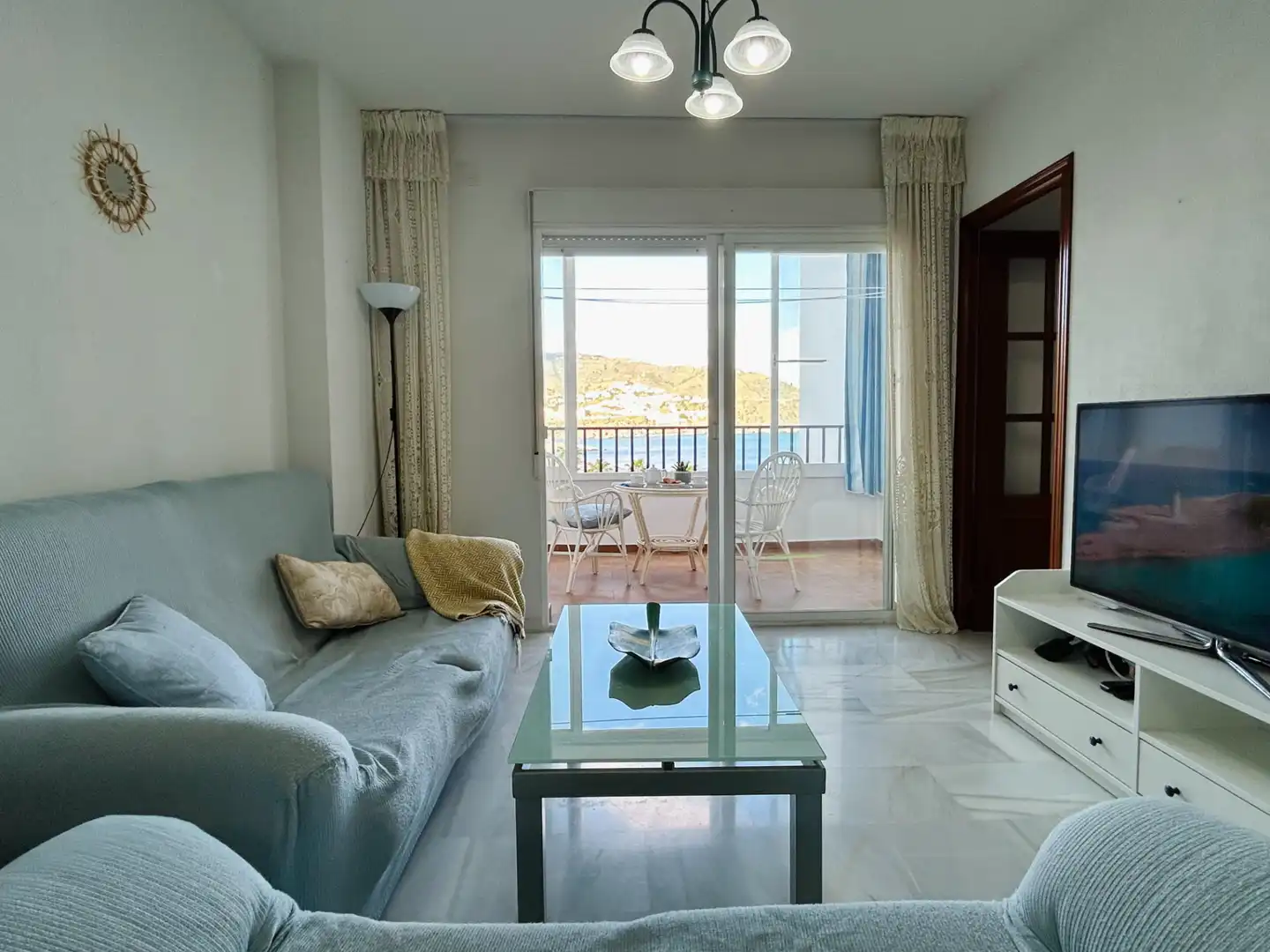 Living room of Flat for rent in Almuñécar  with Terrace, Furnished and Washing machine