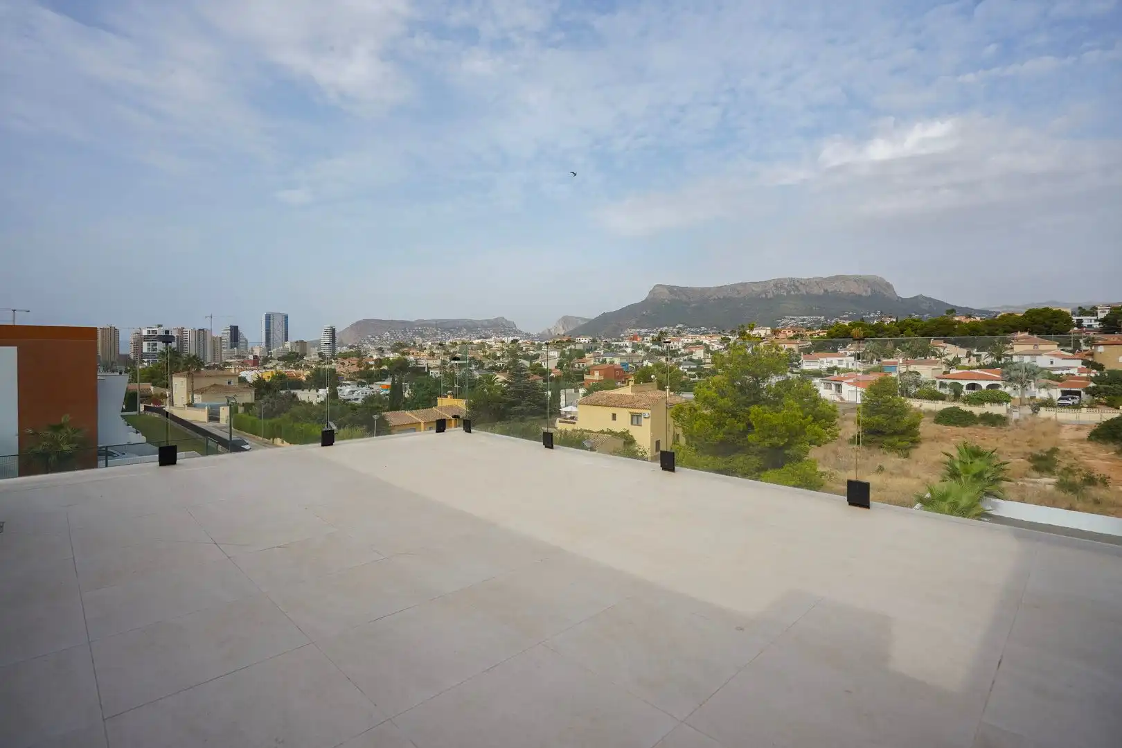 Terrassa de Casa adosada en venda en Calpe / Calp amb Aire condicionat, Calefacció i Jardí privat
