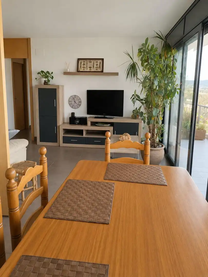 Sala d'estar de Àtic en venda en Calonge i Sant Antoni amb Calefacció, Jardí privat i Terrassa