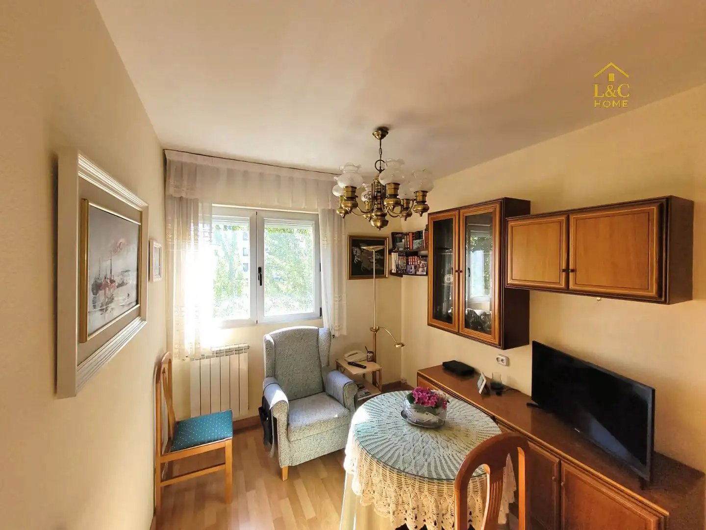 Sala de estar de Piso en venta en Madrid con Calefacción, Terraza y Amueblado