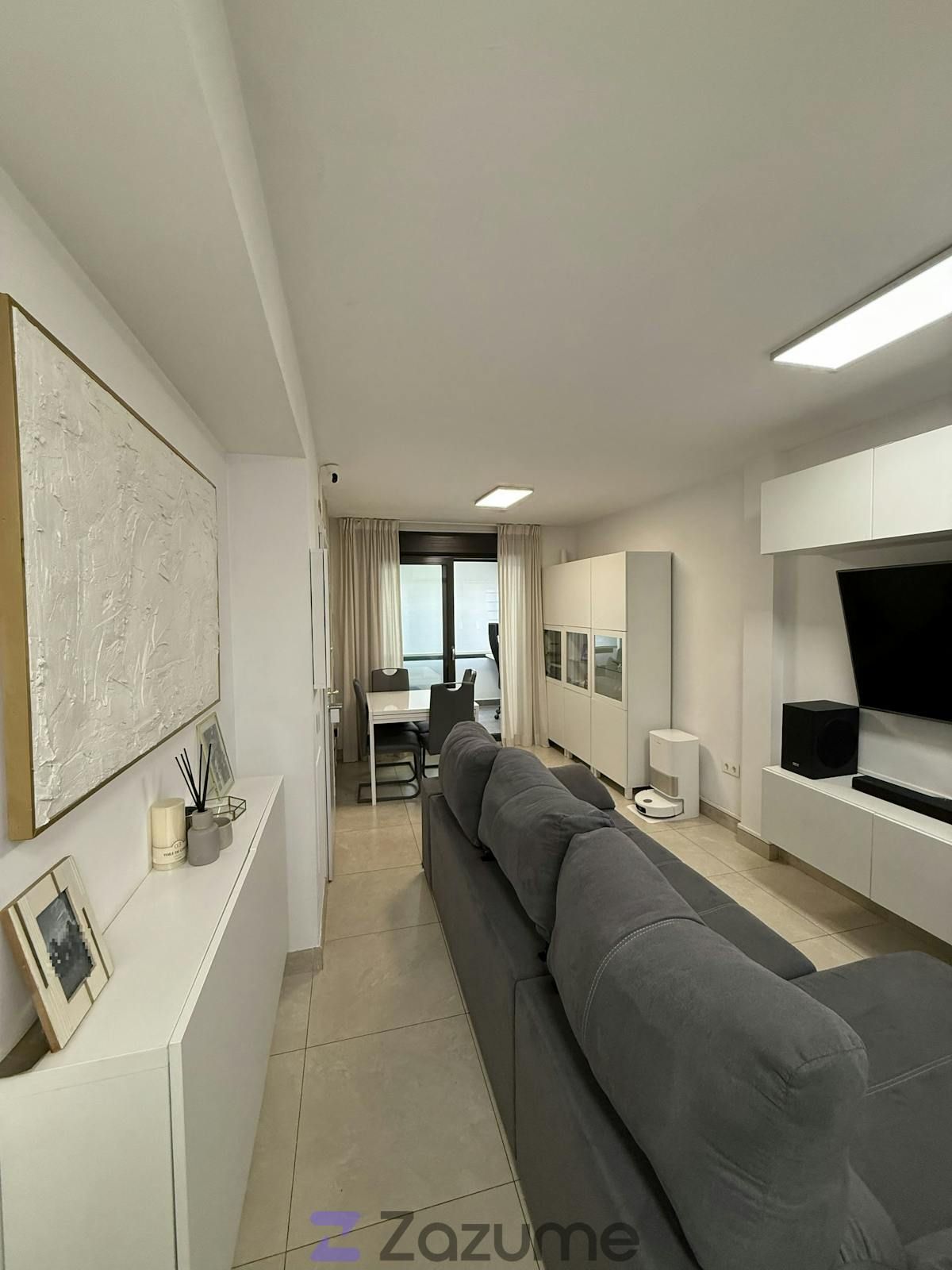 Sala d'estar de Pis de lloguer en San Sebastián de los Reyes amb Aire condicionat, Calefacció i Jardí privat