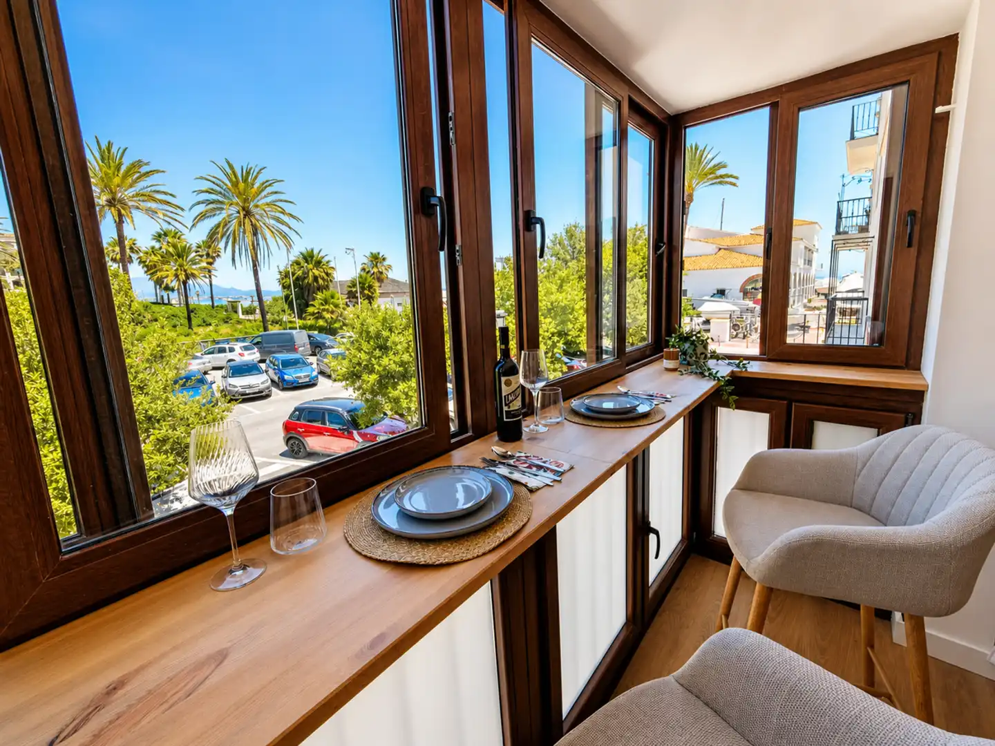 Wohnung zum Verkauf in Manilva mit Klimaanlage, Terrasse und Möbliert