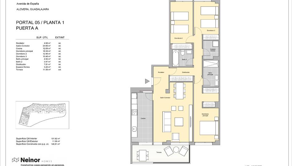 Foto 1 de vivienda de obra nueva en Piso en venta en   Calle Nelson Mandela, Alovera, Guadalajara
