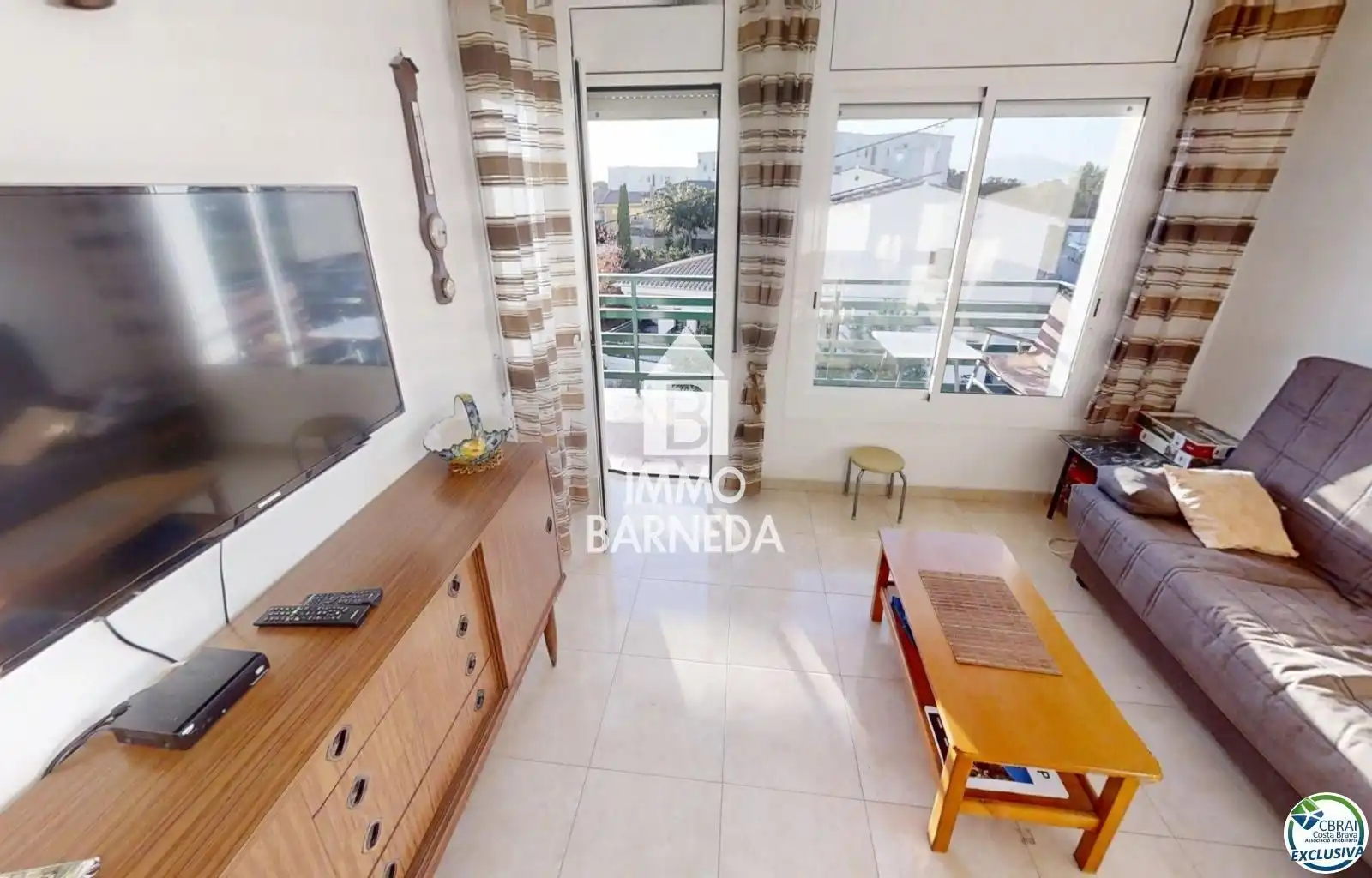 Exterior view of Flat for sale in Roses  with Heating, Terrace and Swimming Pool