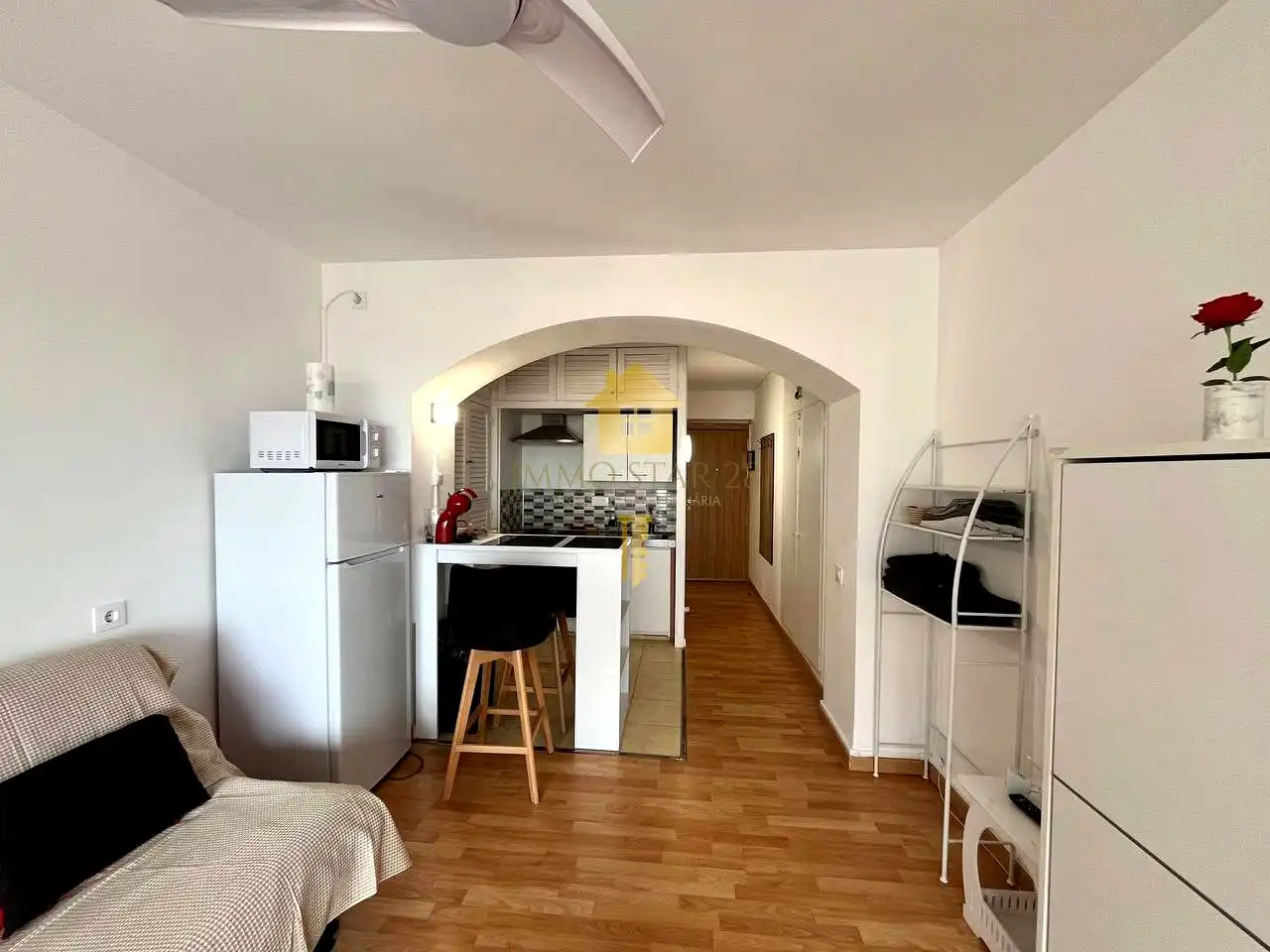 Cocina de Estudio en venta en Roses con Parquet, Amueblado y Piscina comunitaria