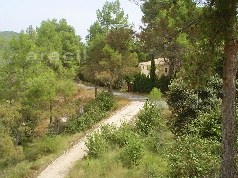 Vista exterior de Finca rústica en venda en Alcoy / Alcoi amb Aire condicionat, Jardí privat i Terrassa