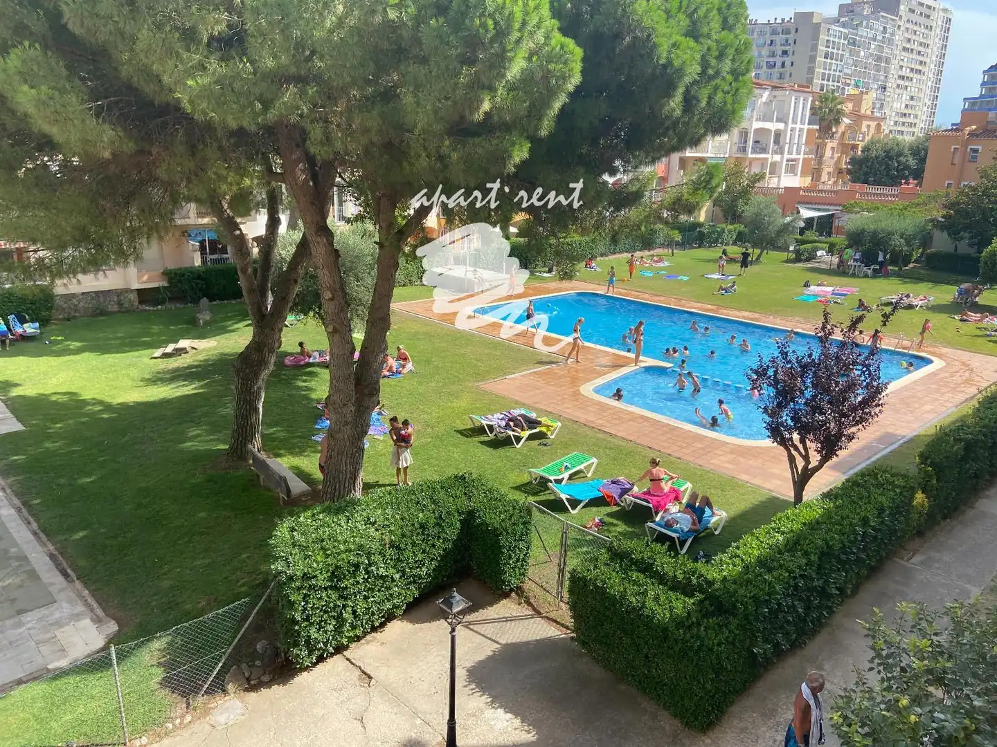 Garden of Flat for sale in Empuriabrava  with Air Conditioner, Heating and Terrace